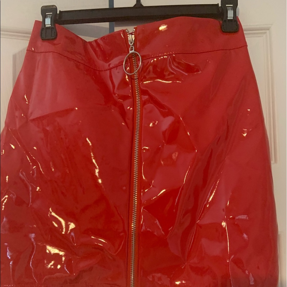 Leather skirt